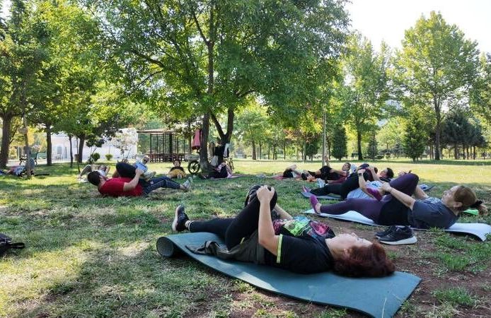 GSB Eskişehir'den Pilates Uygulaması