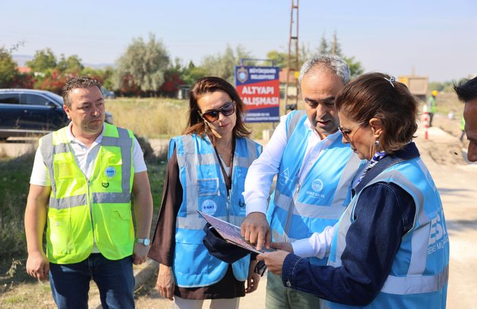 Başkan Ünlüce, ESKİ’nin Altyapı Çalışmalarını Yerinde İnceledi