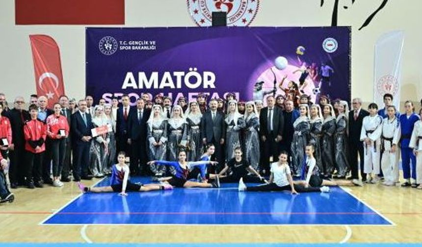 Amatör Spor Haftası Programı Gerçekleştirildi