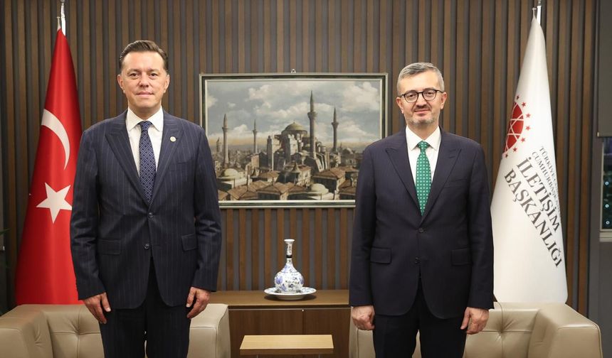 Nebi Hatipoğlu'ndan İletişim Başkanı'na ziyaret