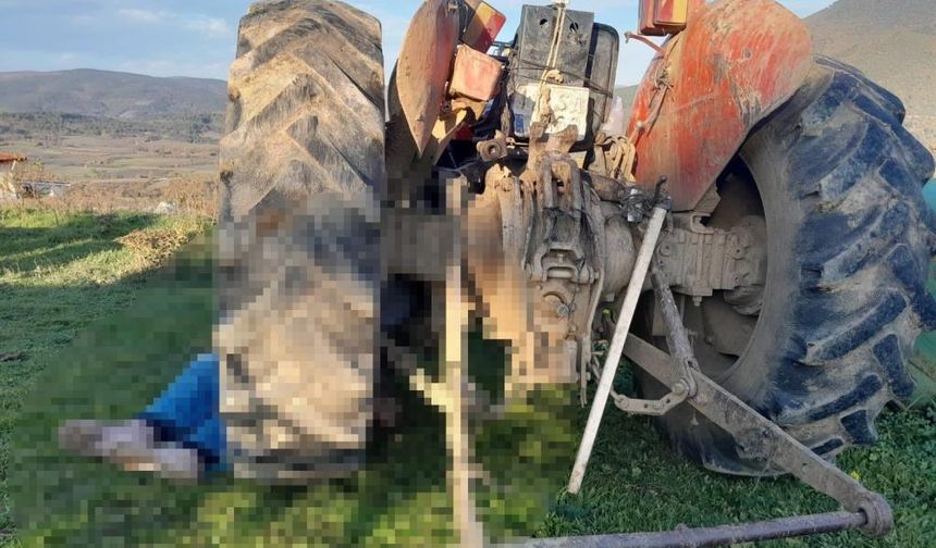 Traktörün altında kalan yaşlı adam hayatını kaybetti