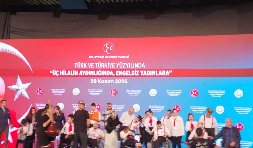 MHP'den Üç Hilalin aydınlığında Engelsiz Yarınlara etkinligi