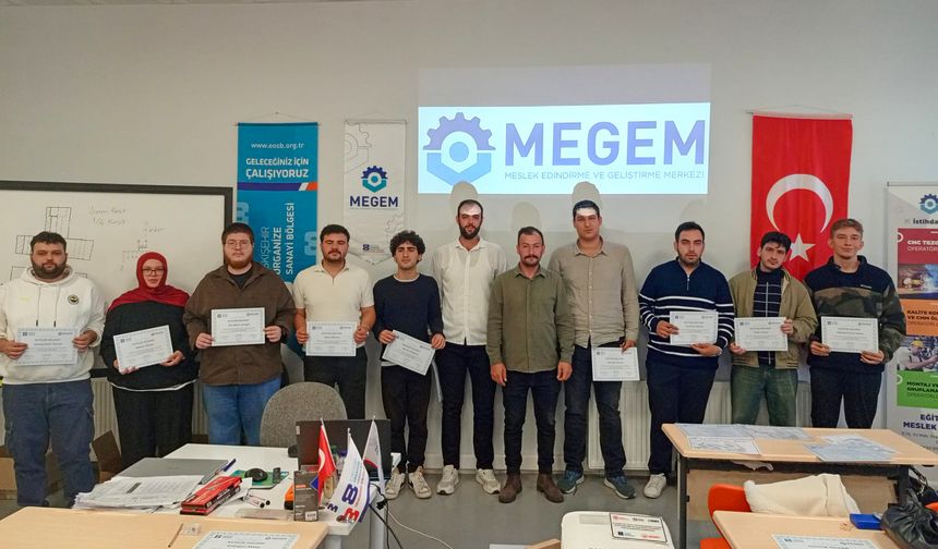 MEGEM'de mezuniyet heyecanı yaşandı
