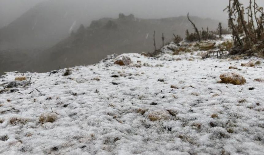 Kar yağışı yüksek kesimlerde etkili oldu