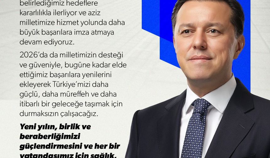 AK Parti MKYK üyesi ve Eskişehir Milletvekili Nebi Hatipoğlu'nun  Yeni Yıl Mesajı