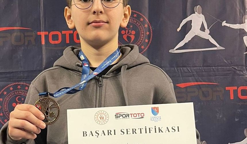 Yusuf Emir Tuç Eskrim'de Türkiye 5.Oldu