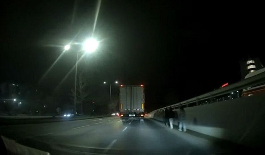 Eskişehir Çevreyolu'nda yürekleri ağza getiren görüntüler