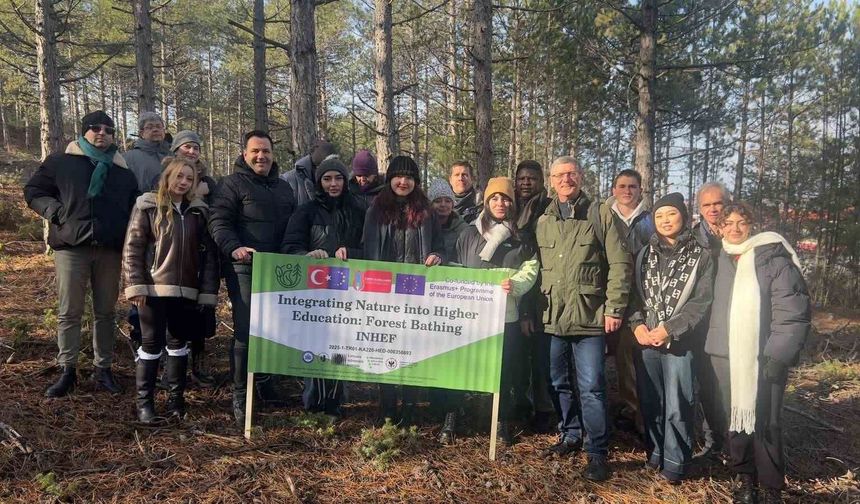 'Doğanın Yükseköğretime Entegre Edilmesi: Orman Banyosu' projesi başladı