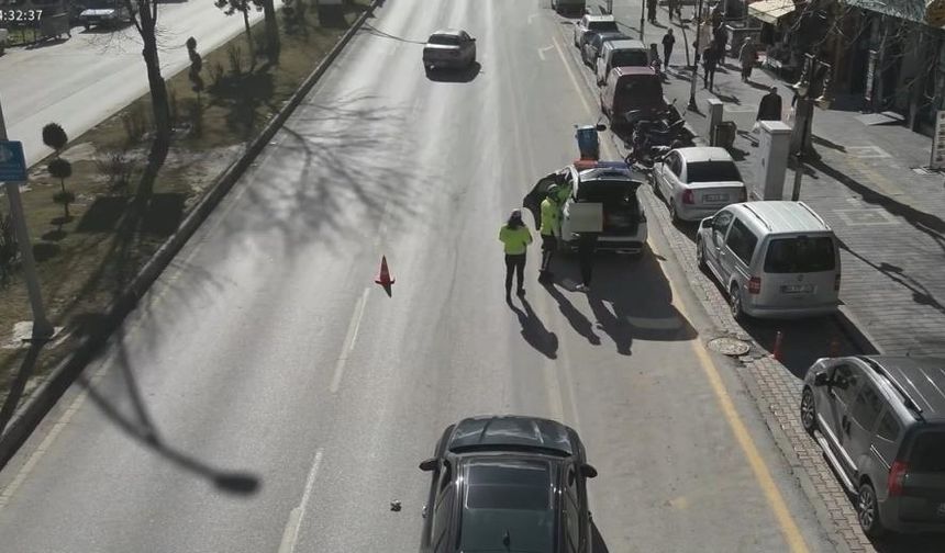 Dron destekli trafik denetimi, kural ihlali yapan sürücülere ceza