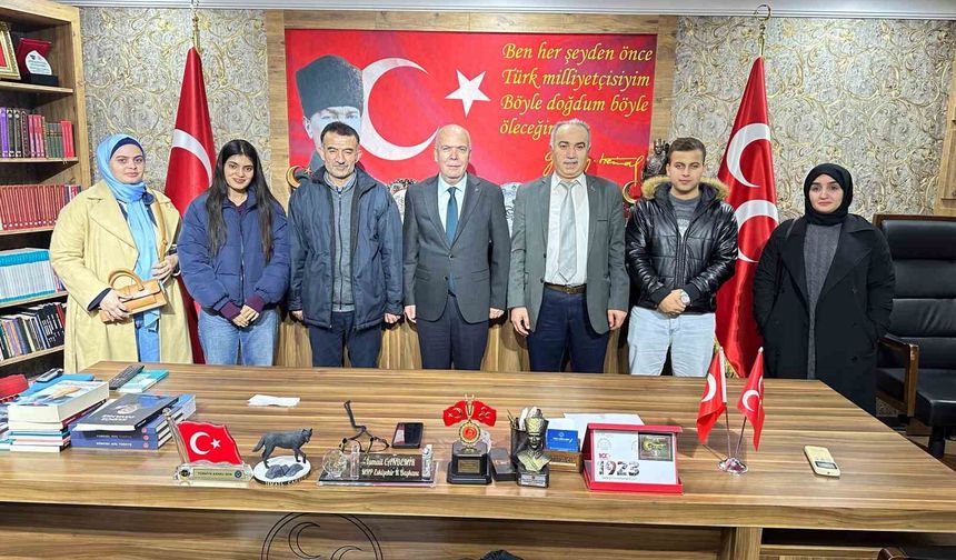 Başkan Candemir'e uluslararası öğrenciler hakkında bilgi verdiler