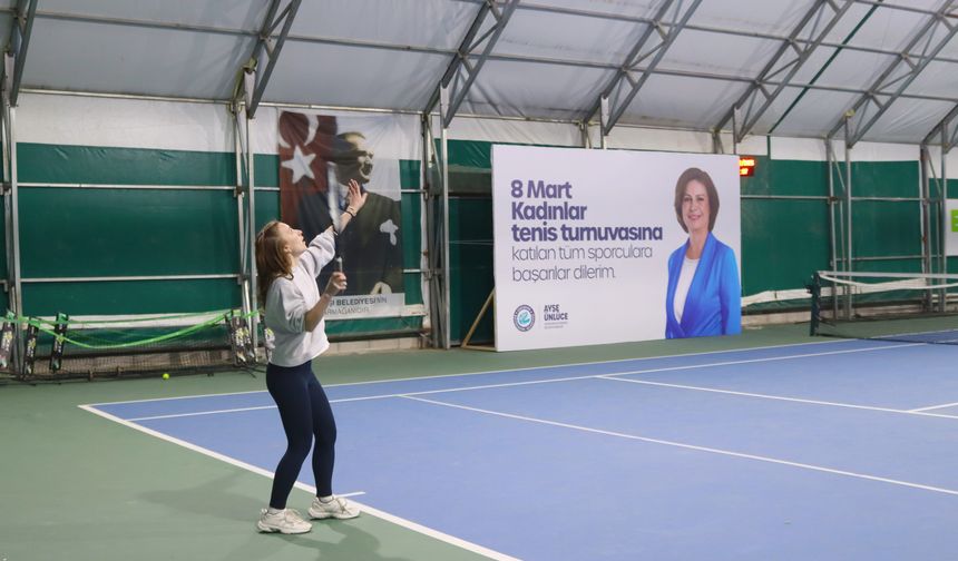 Büyükşehirden 8 Mart’a  Özel  Tenis  Turnuvası