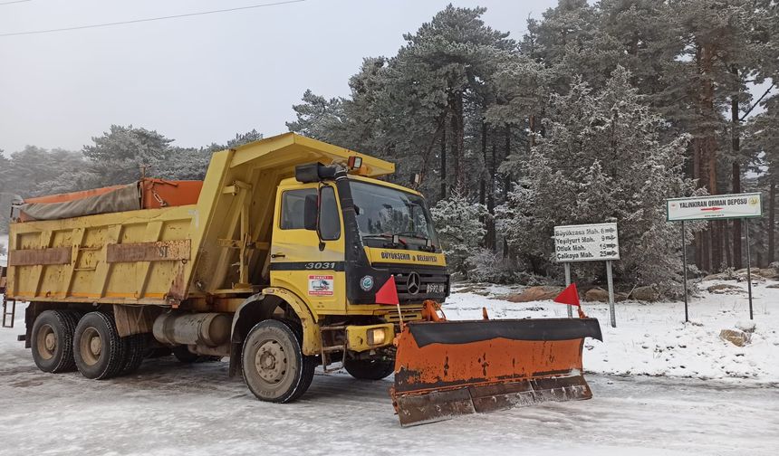 Mihalıççık’ta  Kışa  Karşı  Güçlü Önlem