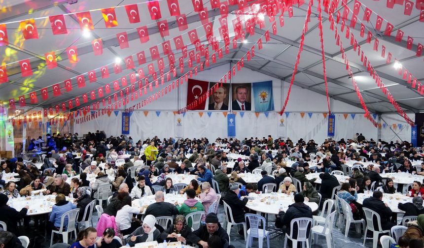 AK Parti Dede Korkut Parkı'nda iftar çadırı kuracak