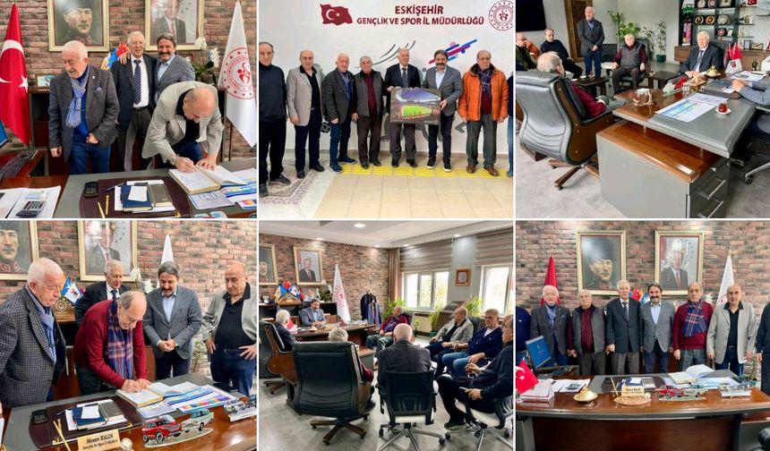 ES-ES Efsanelerinden GSB İl Müdürü Hasan Kalın'a Nezaket Ziyareti