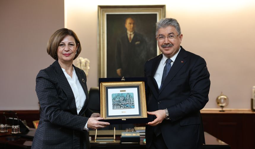 Vali YILMAZ’dan  Başkan  ÜNLÜCE’ye  Ziyaret