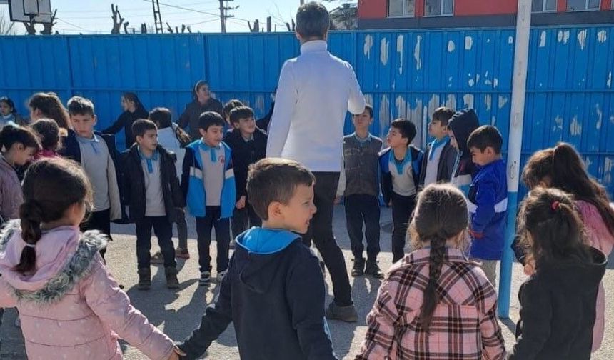 Öğrencilere afet farkındalık eğitimi verildi