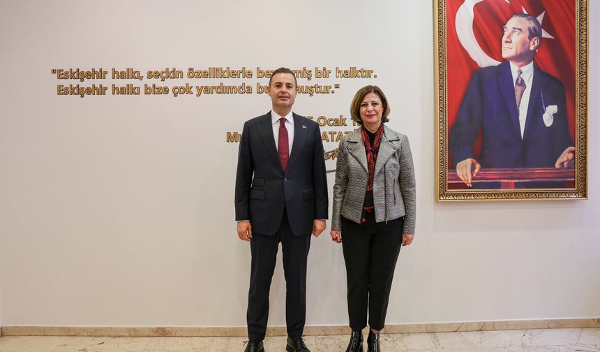 Başkan Akın'^dan Başkan Ünlüce'ye Ziyaret