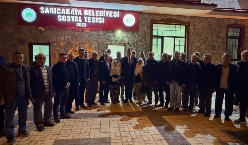 Nebi Hatipoğlu Sarıcakaya Belediyesi'nin iftar programına katıldı