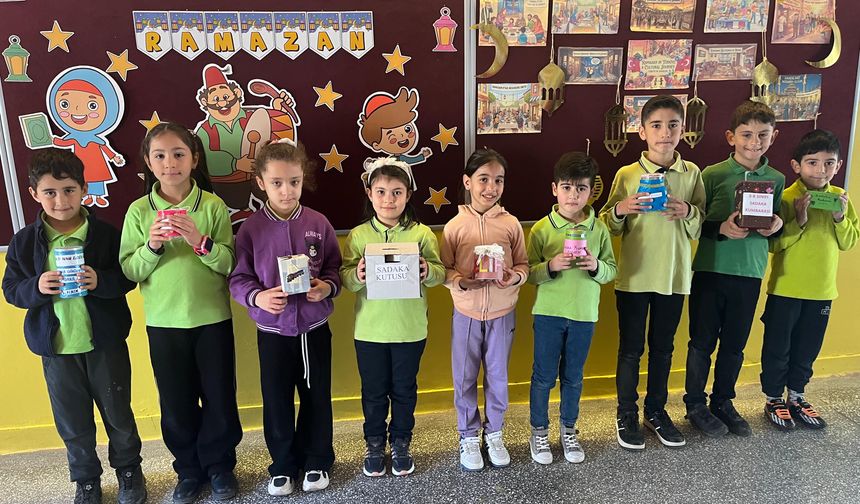 Sarıcakaya'da Minik Öğrencilerden Büyük Davranış