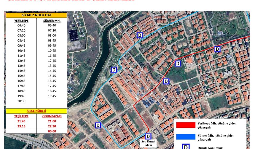Üç Otobüs Hattında Güzergah Değişikliği