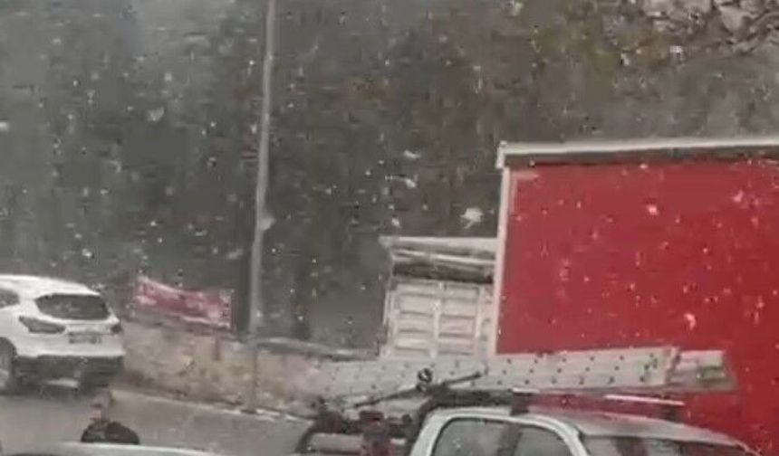 Eskişehir'e nisan ayında kar sürprizi