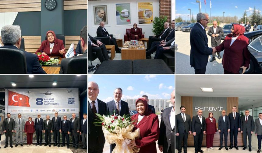 Prof. Dr. Ayşen Gürcan, OSB deki Sanayi Kuruluşlarını Ziyaret Etti