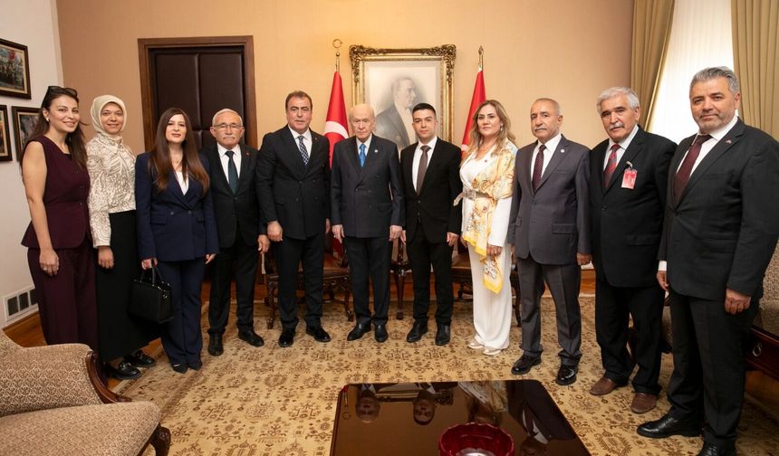 MHP Eskişehir Teşkilatından Genel Başkan Devlet Bahçeli'yi Ziyaret