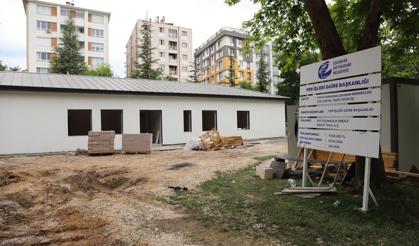 Sosyal Tesisin İnşaatı Yüzde 90 Tamamlandı