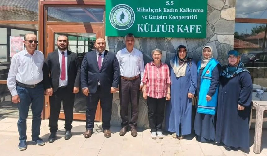 Eskişehir İl Müftülüğü Heyetinden Mihalıççık'ta ziyaret programı