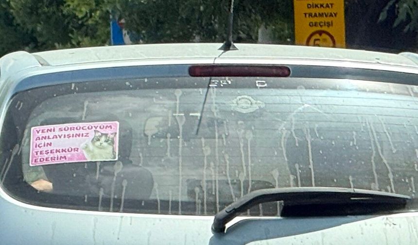 Eskişehir'de gülümseten trafik mesajı