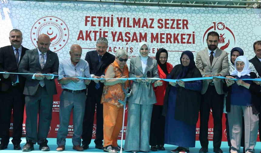 Türkiye'de bir ilk olan Fethi Yılmaz Sezer Aktif Yaşam Merkezi hizmete açıldı