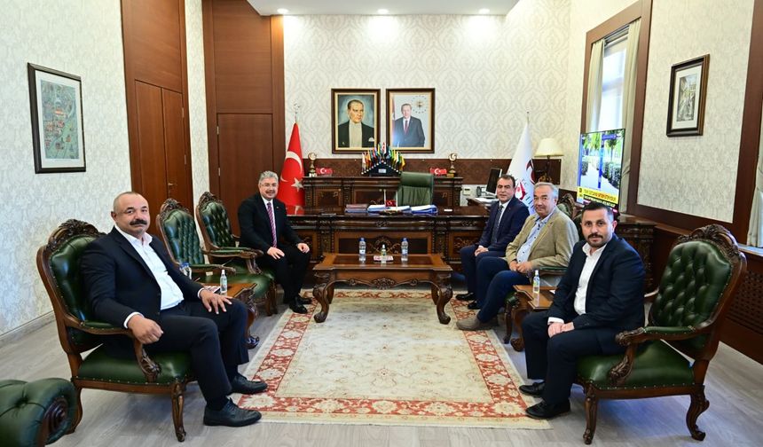 MHP İl Başkanı Sezer'den Vali Erdinç Yılmaz'a Ziyaret