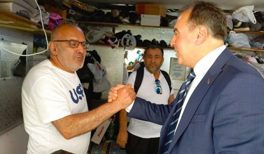 MHP İl Başkanı Ayhan Sezer, Sıcaksular'da Küçük Esnafın Sorunlarını Dinledi