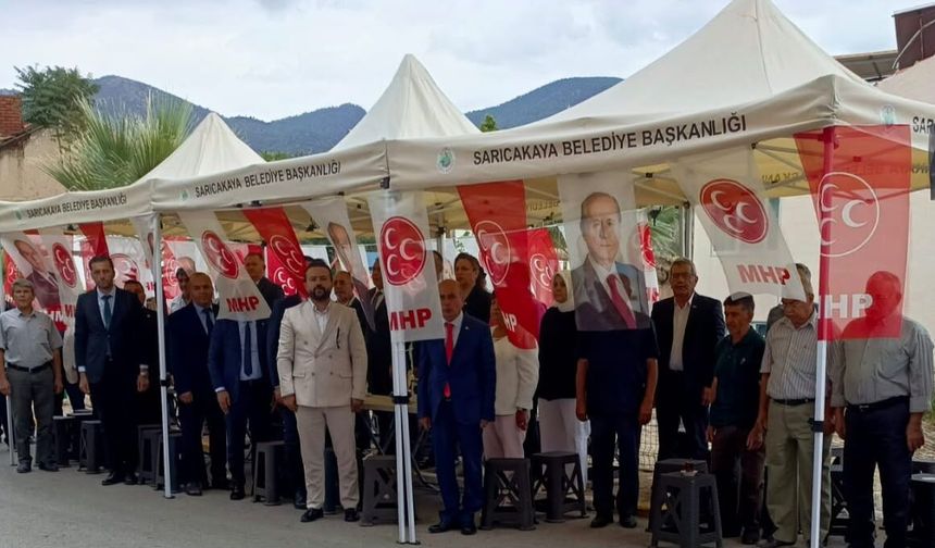 MHP Sarıcakaya'da Alaaddin Karaoğlu Güven Tazeledi