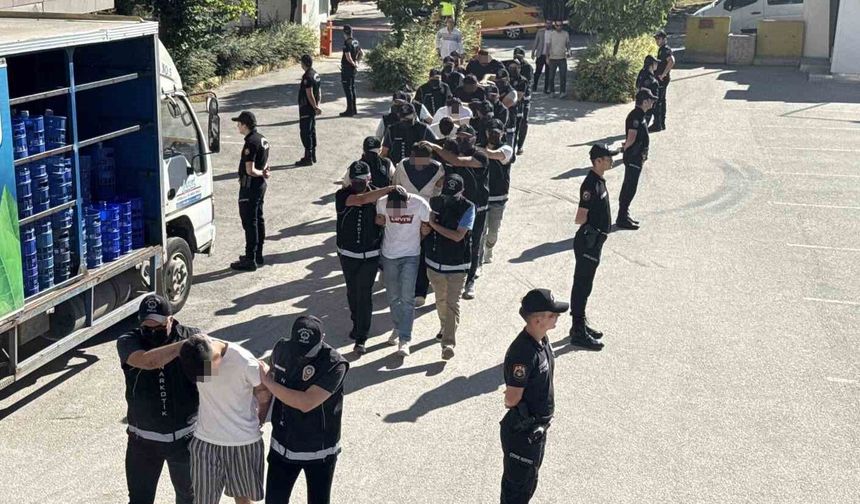 Eskişehir'deki dev uyuşturucu operasyonunda 7 tutuklama