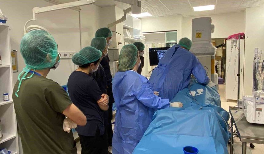 Romanyalı hekimler ablasyon yöntemini öğrenmek için Eskişehir'e geldiler