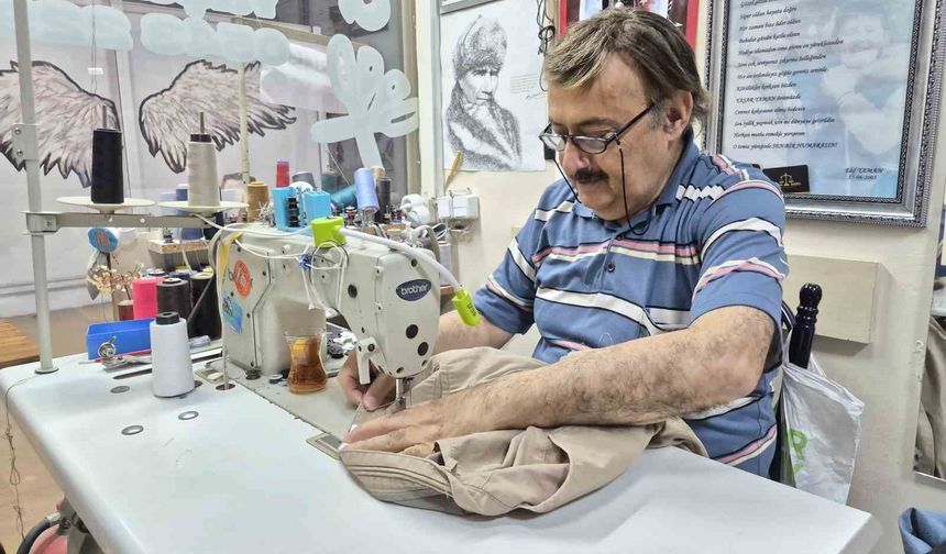 Yılların terzisi kıyafet dikimi yapmayı bırakıp sadece tadilat yapmaya başladı