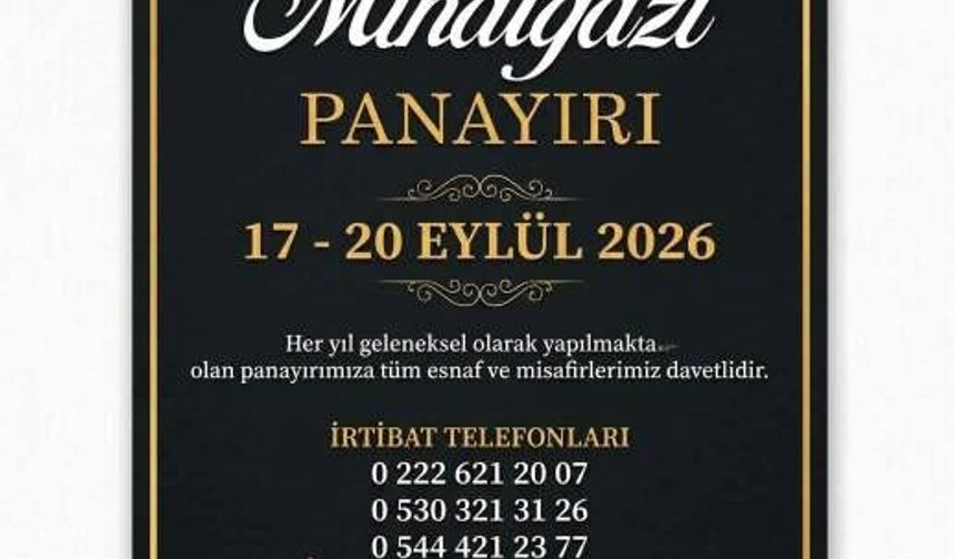 Geleneksel Mihalgazi Panayırı 17 Eylül'de Başlıyor