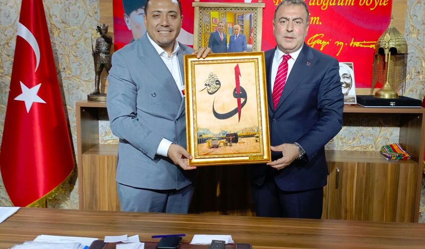 Sağlık- Sen Şube Başkanı Köksal 'dan MHP İl Başkanı Sezer'e Ziyaret