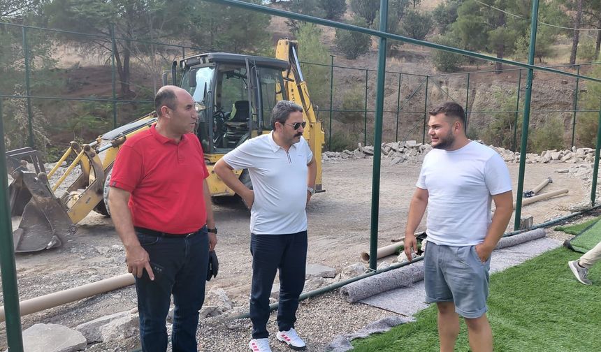 Mihalgazi'de Spor Alanları Yenileniyor