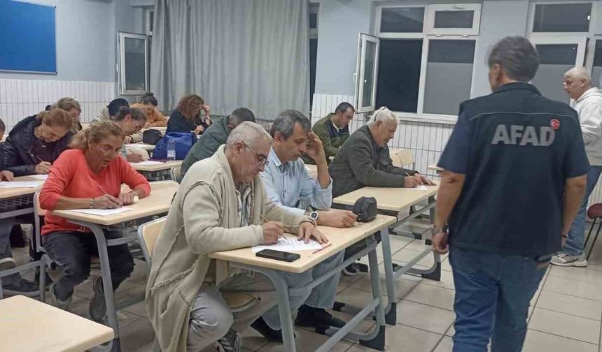 Eskişehir'de mahalle bazlı afet eğitimi verildi