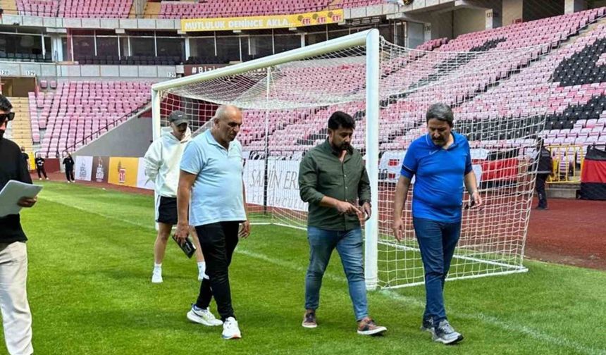 Prof. Dr. Fethi Heper Stadyumu'nda sezon öncesi hazırlıklar sürüyor