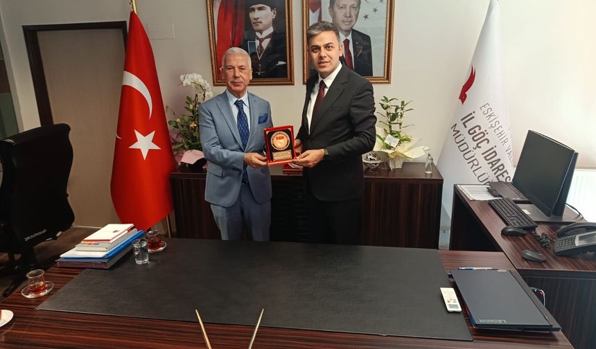 Dost Dernekleri Federasyonundan Göç İdaresi Müdürüne Ziyaret