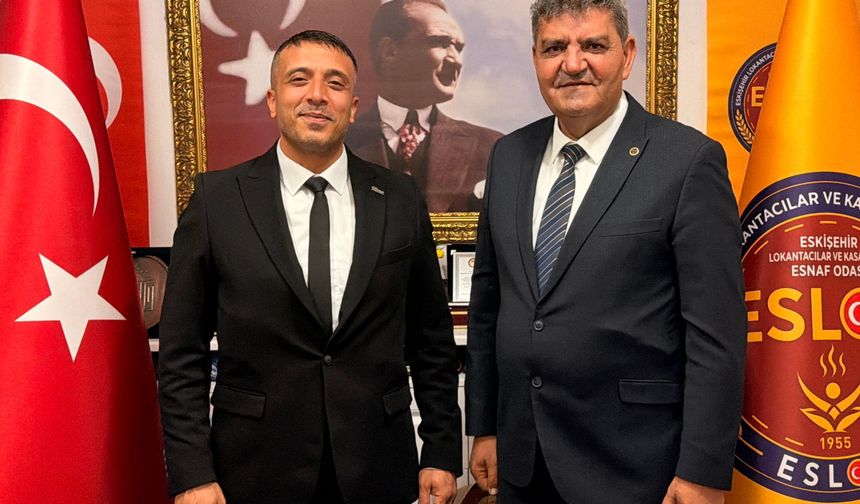 ERİAD Başkanı Rüştü Şentuna’dan ESLOK Başkanı Murat Arnik’e Anlamlı Ziyaret