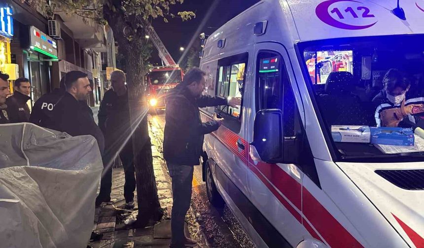 Alkollü Şahıs kendisini yangından kurtaran ekiplere 'Borcum ne kadar?' diye sordu