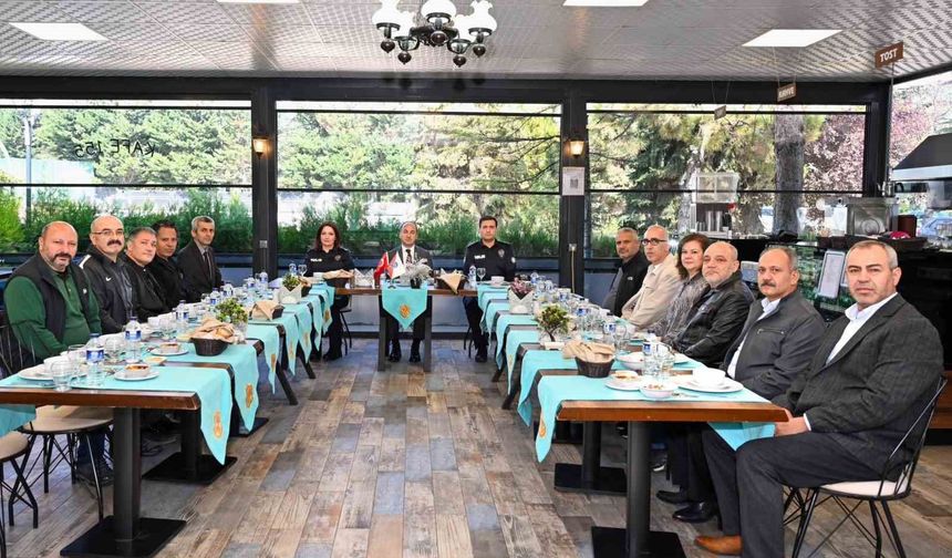 Emniyetin emektarlarıyla vefa ve teşekkür buluşması