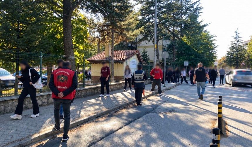 Eskişehir'de çocukların güvenliği için denetimler sürüyor