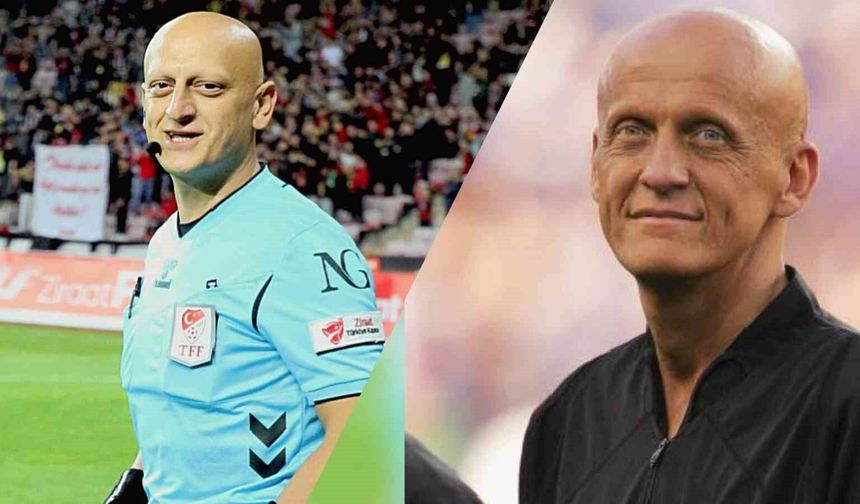 Eskişehirspor maçında görev yapan hakem Pierluigi Collina'ya benzetildi