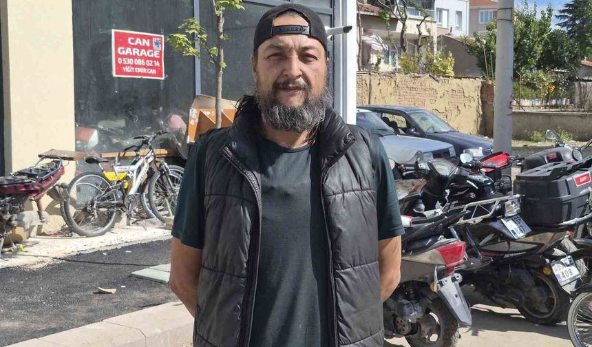 Hırsızların çaldığı motosiklet nedeniyle tamirci mağdur oldu