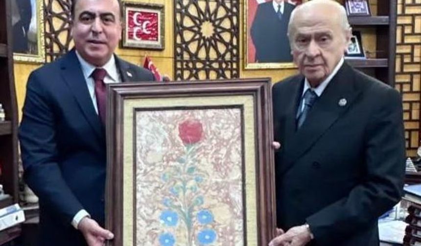 Ayhan Sezer'den MHP Genel Başkanı Bahçeli'ye Ziyaret